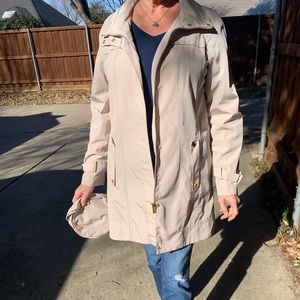 Calvin Klein Hooded Rain Jacket with pouch